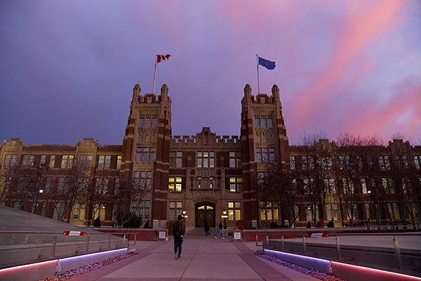 Heritage Hall during sunset