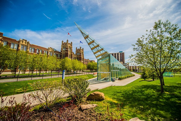 The parking garage at SAIT