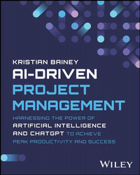 Book cover for AI-drivan project management.