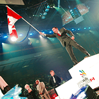 A photograph of World Skills in 2009.