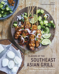 Book cover for flavours of the southeast asian grill.