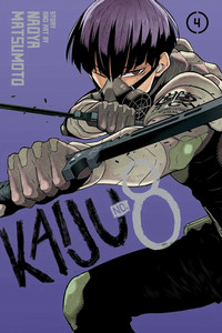 Book cover for Kaiju number 8, volume 4.