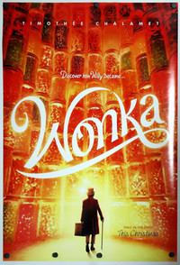 Movie poster for Wonka.