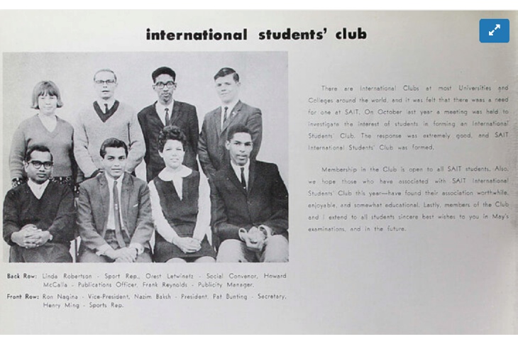 International Students' Club, 1966