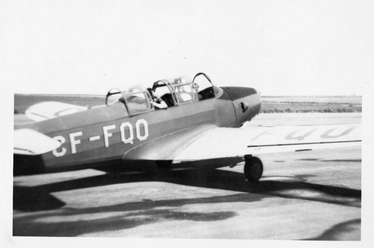 Fairchild PT-26 Cornell aircraft used by RCAF as a training aircraft during the Second World War.