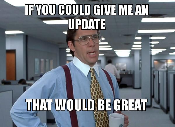 If you could give an update meme