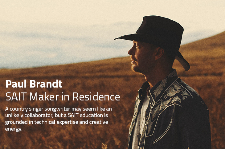SAIT students reimagine the creative process with the help of Paul Brandt