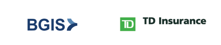 Logos of BGIS and TD Insurance