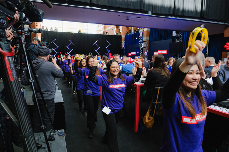 Students celebrating