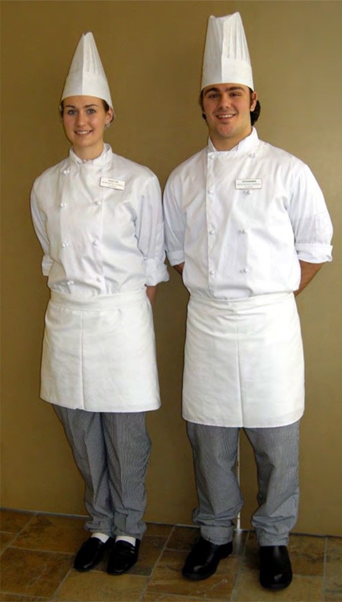 The required uniform for SAIT Culinary Arts students.